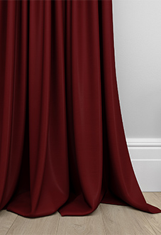 Shima Faux Silk, Claret - Made to Measure Curtains
